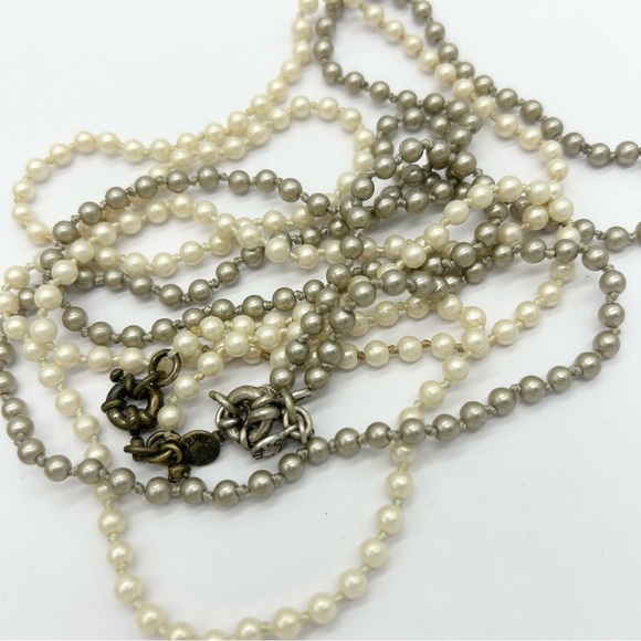 J. Crew Two Dainty Pearl Strand Necklaces - Picture 2 of 3